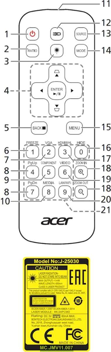 Acer MC.JMV11.007 Laptop-onderdeel - afbeelding 6 van 6