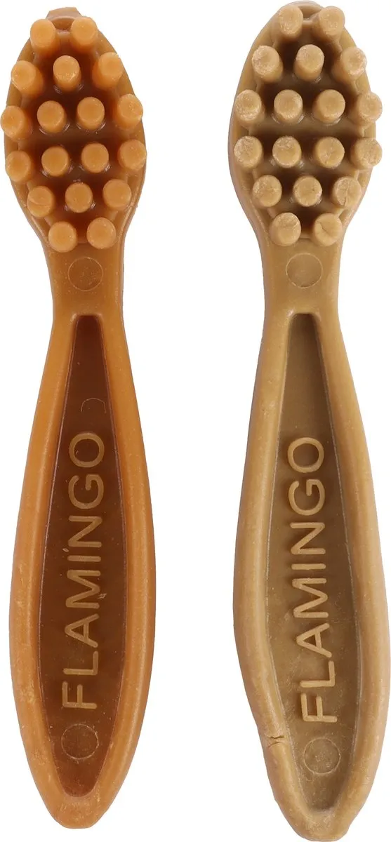 Flamingo Snack Veggie Tandenborstel Meerkleurig