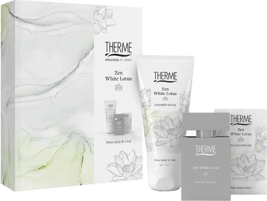 Therme Zen White Lotus Geurenset - Parfum 30ml + Douchegel 200ml - afbeelding 6 van 6