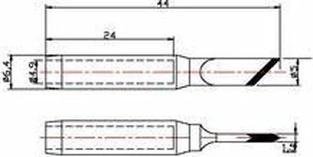 TOOLCRAFT TO-6309387 Soldeerpunt 45° - 5mm - 44mm