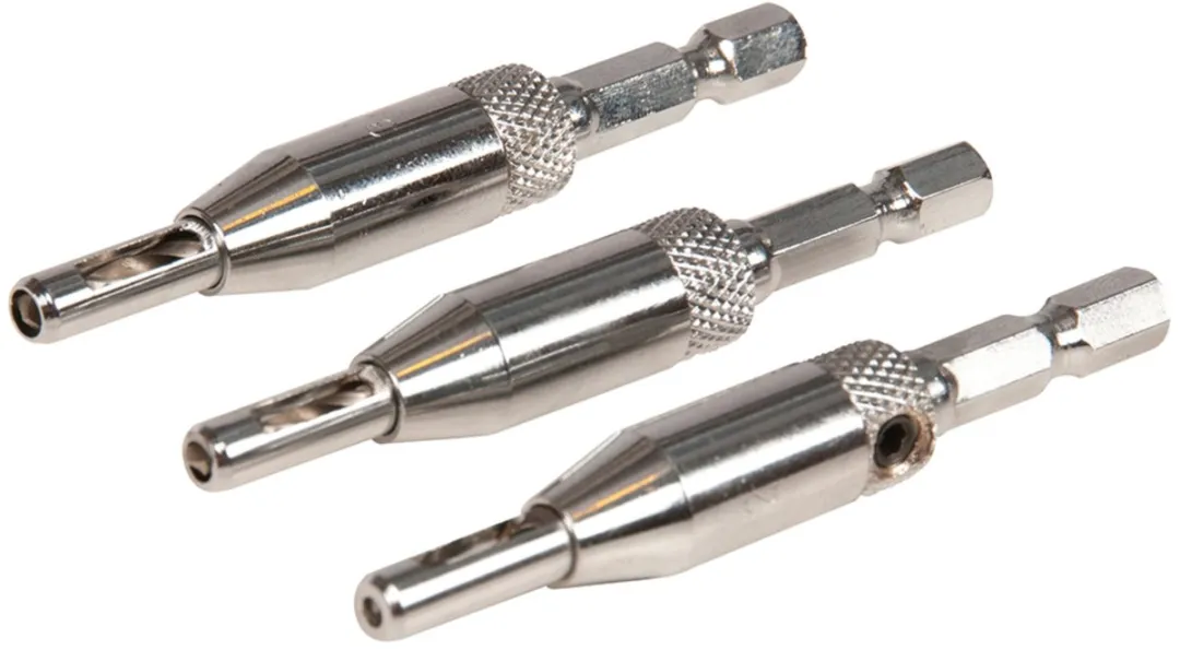 Silverline Scharnierboor Set 2-3,6mm - 3 Delig