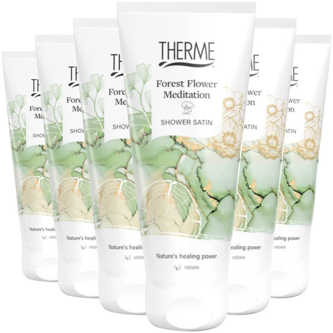 Therme Forest Flower Meditation Douchegel - 6x200ml
