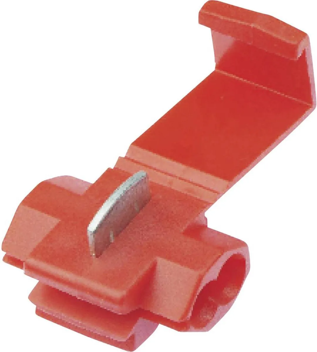Tru Components T1904C036 Aftakconnector 2-polig - 0,5-1,0 mm² - 10 Stuks Rood