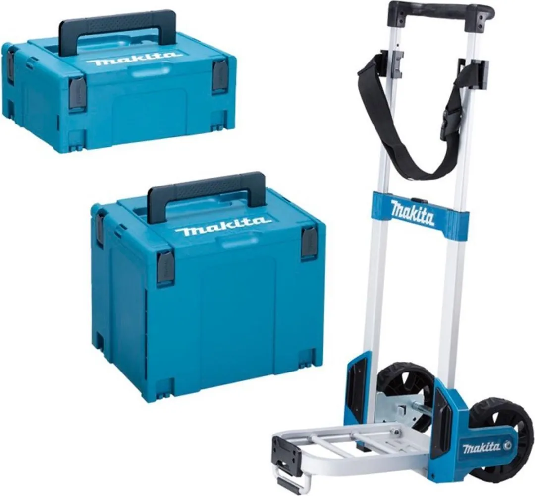 Makita MAKPACKX01 Trolley met Mbox nr. 2 & nr. 4