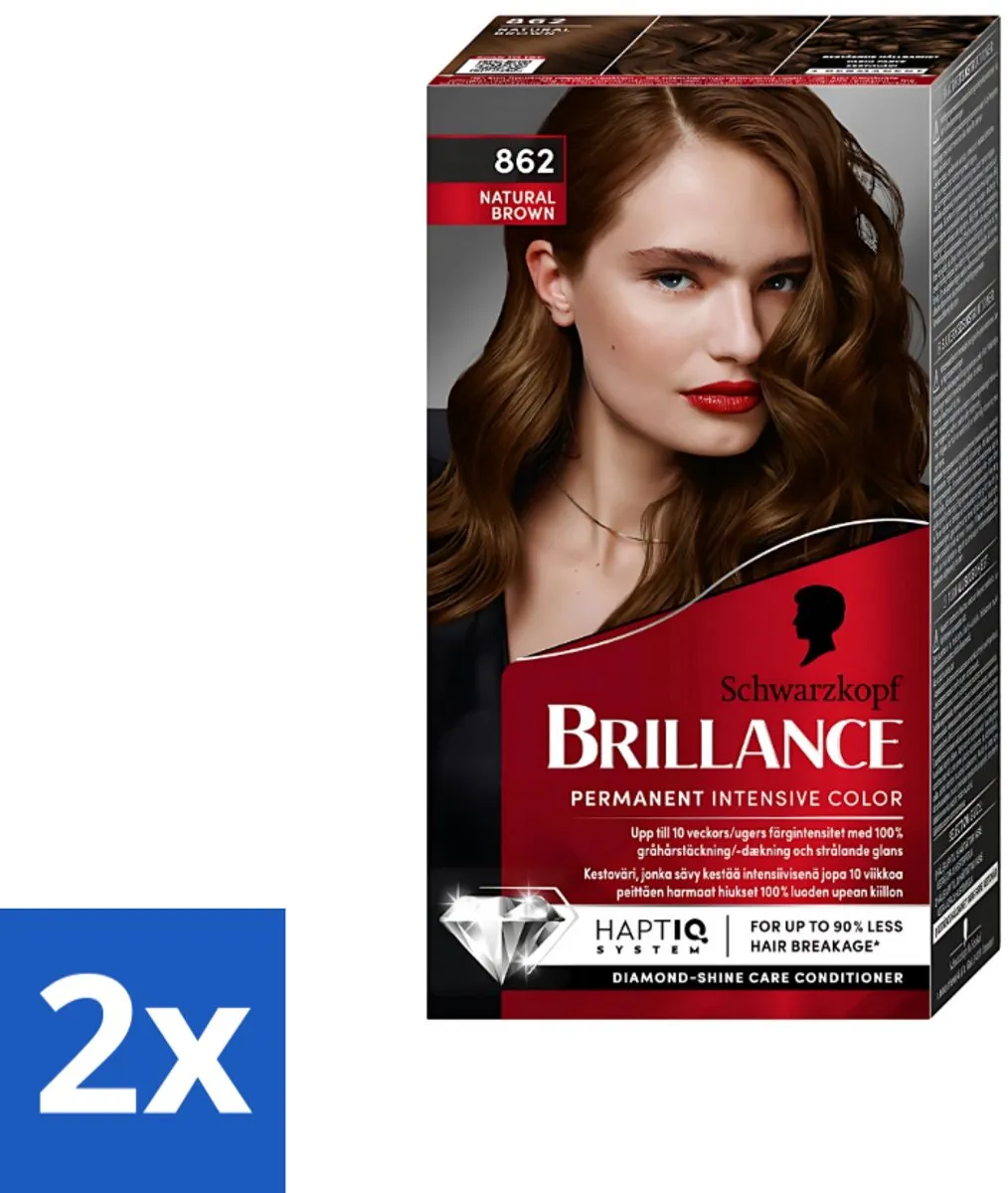 Schwarzkopf Vital 862 Natuurlijk Bruin Haarverf 120ml