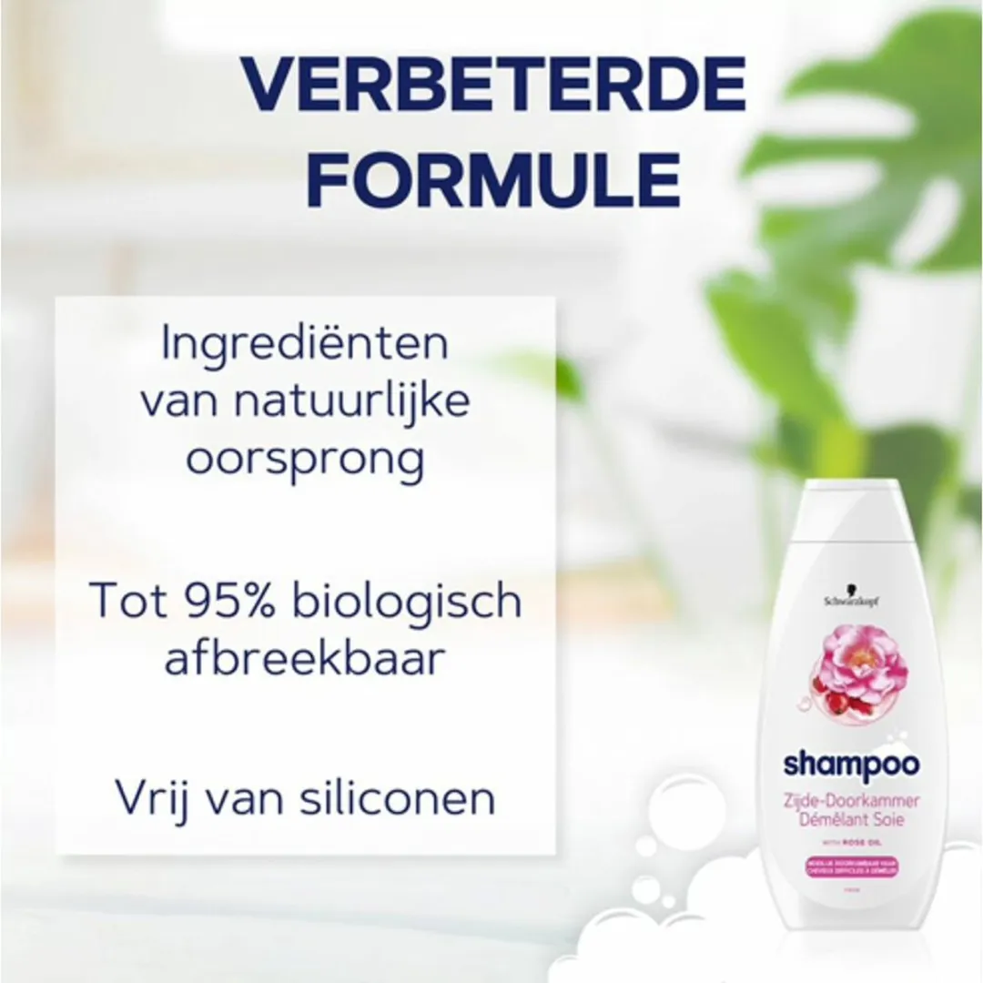 Schwarzkopf Zijde-Doorkammer Shampoo 400ml