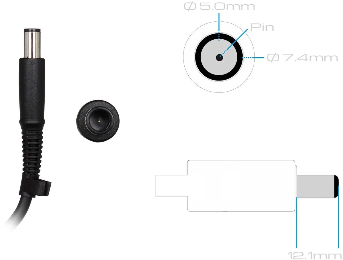 HP L67581-002 Laptopoplader 150W - Zwart