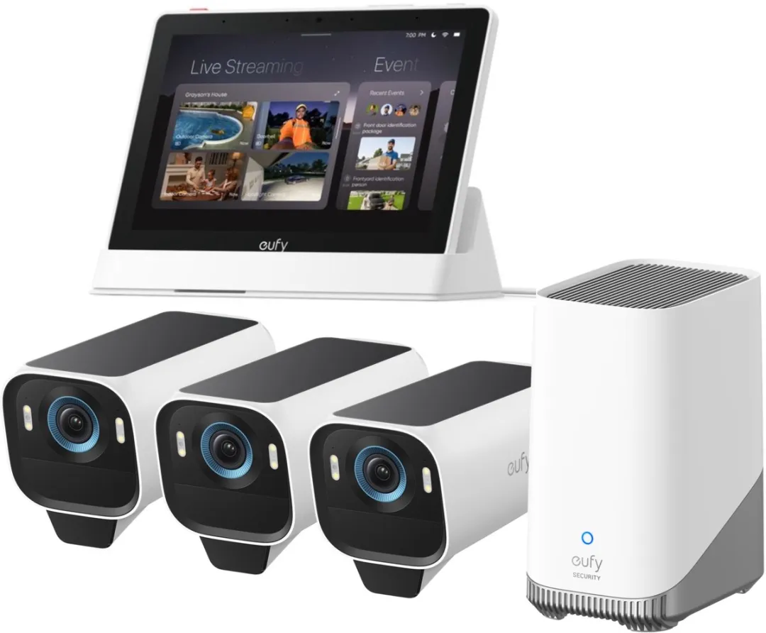 Eufy eufyCam S3 Pro MaxColor Vision 4K 3-Cam Set