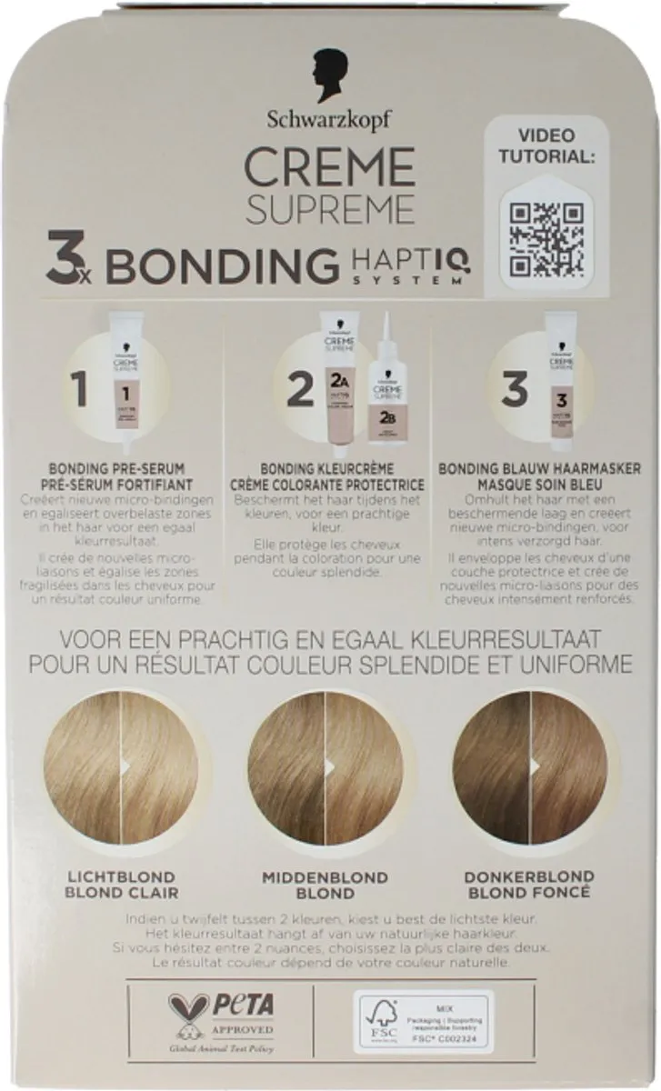 Schwarzkopf Creme Supreme 9-16 Haarverf - Grijs - 1 Stuk