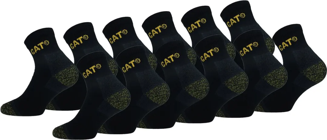 Caterpillar Premium Quarter Werksokken 12 Paar