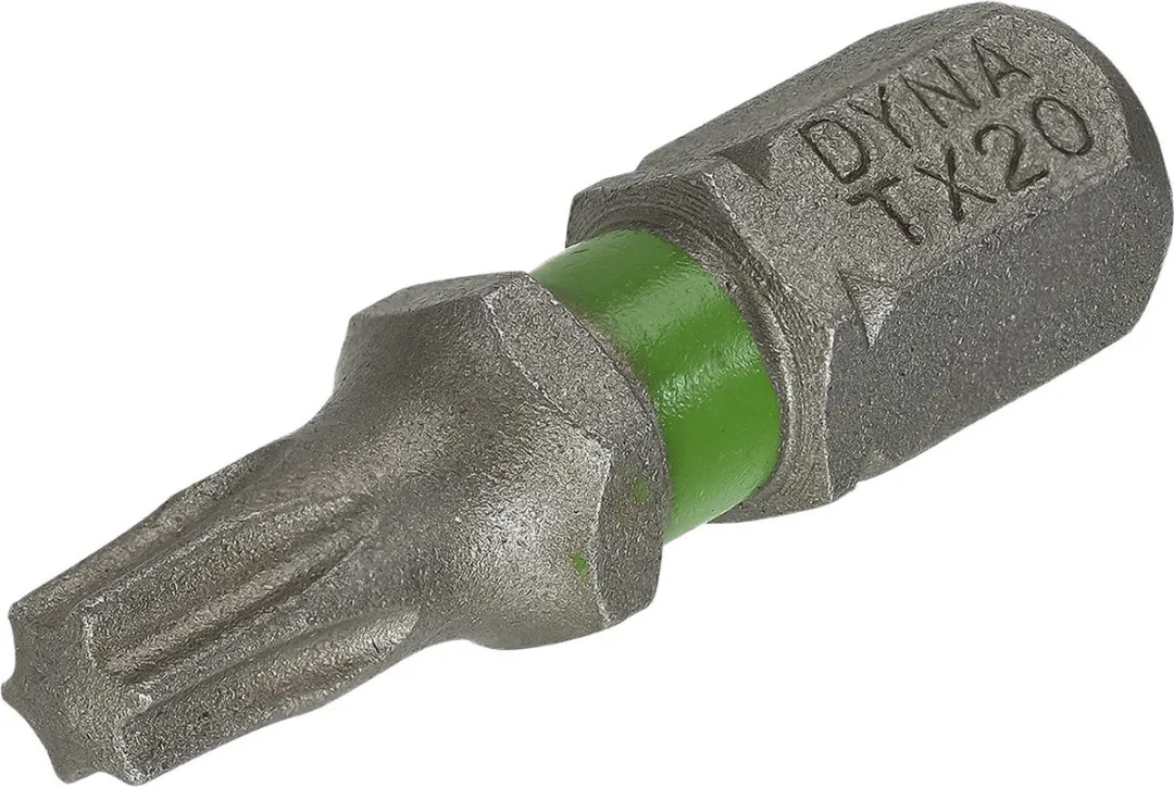 Dynaplus Schroefbit Torx 20 25mm Groen - 10 Stuks