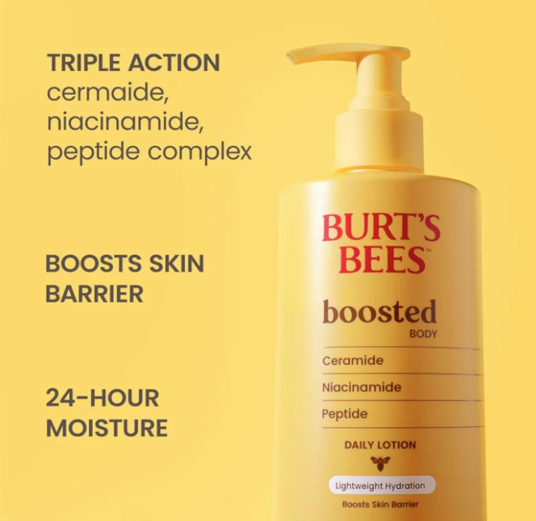 Burt's Bees Boosted Bodylotion 384ml - Tropische geur