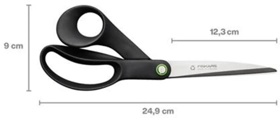Fiskars Buro- & Knutselschaar 25cm - Zwart/RVS
