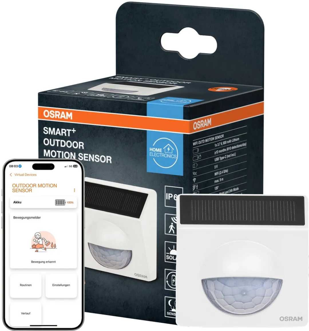 Osram SMART+ WIFI Outdoor Bewegingsensor - Wit