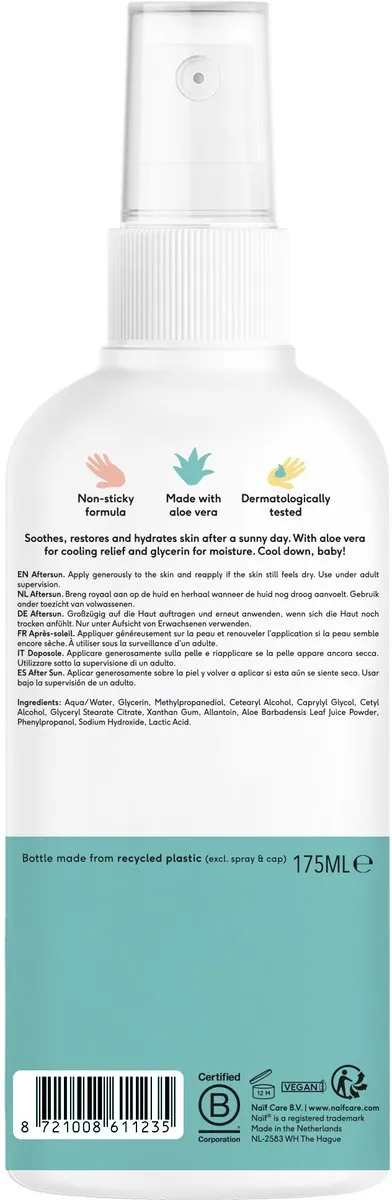 Naïf Aftersun Spray 175ml - Verkoelend & Kalmerend
