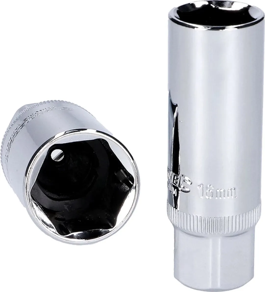 Silverline Bougie Dopsleutelset 16 & 21mm - Chroom Vanadium Staal