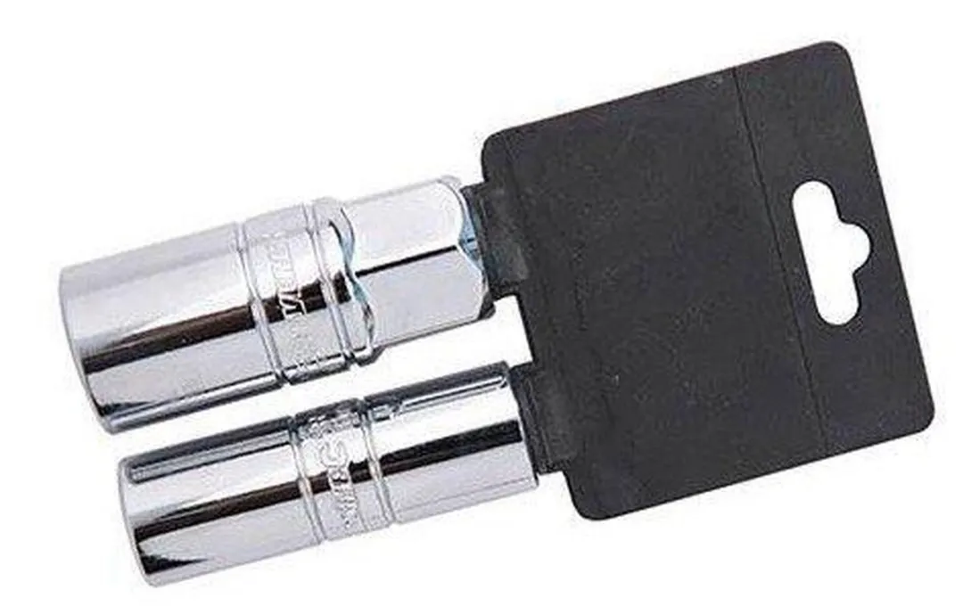 Silverline Bougie Dopsleutelset 16 & 21mm - Chroom Vanadium Staal