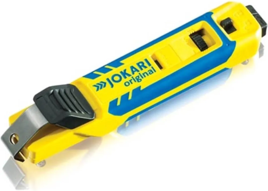 Wolfcraft Jokari 4-70 Kabelmes Systeem - 8-28mm - Geel/Blauw