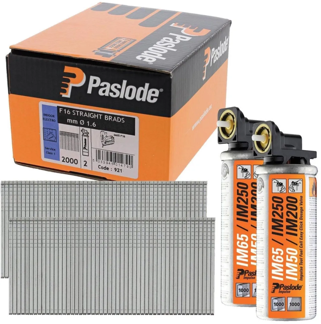 Paslode Afwerknagel F16X63 RVS A2 921596 - 2000 Stuks