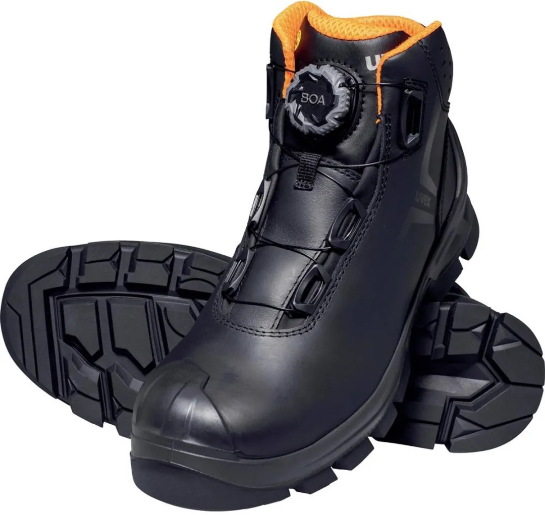 Uvex 2 MACSOLE BOA 6532244 Veiligheidsschoenen S3 - 44 - Zwart/Oranje