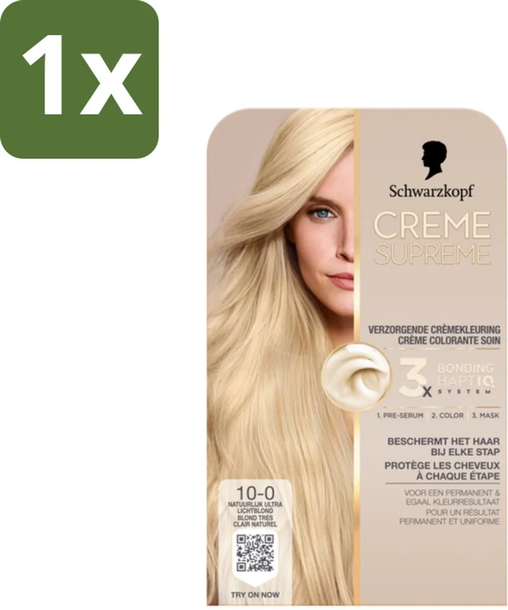 Schwarzkopf Creme Supreme 10-0 Haarkleuring 245g