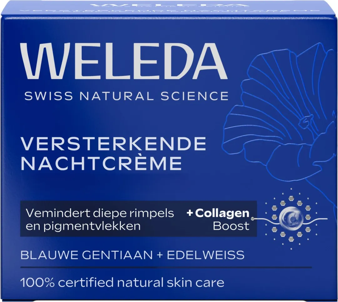 Weleda Versterkende Nachtcrème Blauwe Gentiaan & Edelweiss 40ml