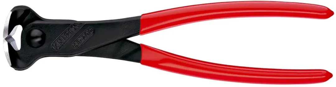 Knipex Voorsnijtang 200mm nr.6801 - Rood/Zwart - afbeelding 2 van 4