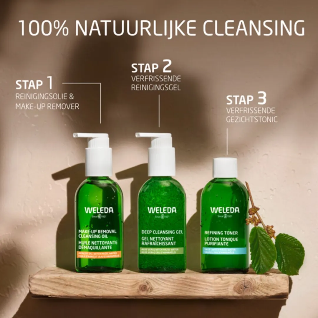 Weleda Reinigingsolie & Make-up Remover 150ml - 25 Stuks