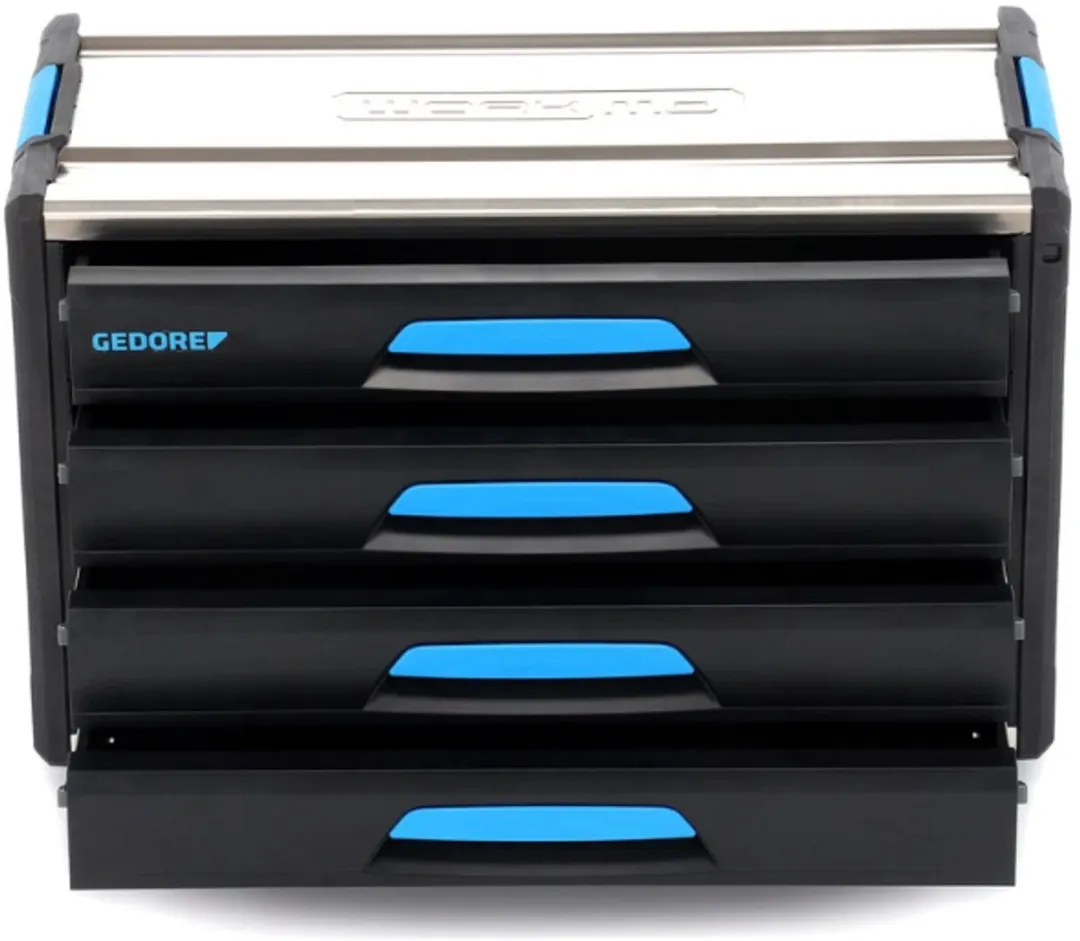 Gedore Workmo 34 B3 Modulaire Gereedschapbox - 4 Laden