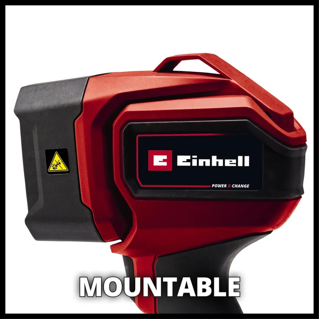 Einhell Accu Lamp TC-CL 18/350 Li Solo - 350 Lumen - 7000K - Rood/Zwart
