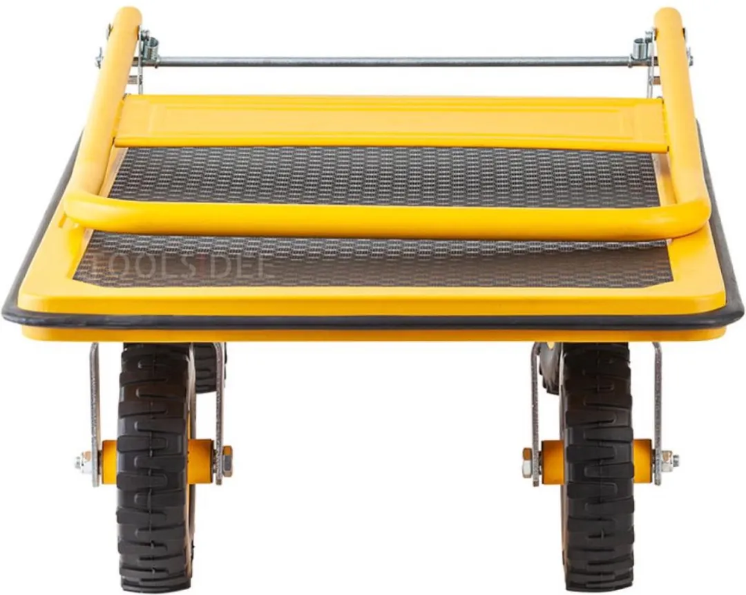 DeWalt DXWT-504 Platformwagen 150x61,5x86,4cm - 400kg - Geel - afbeelding 6 van 6