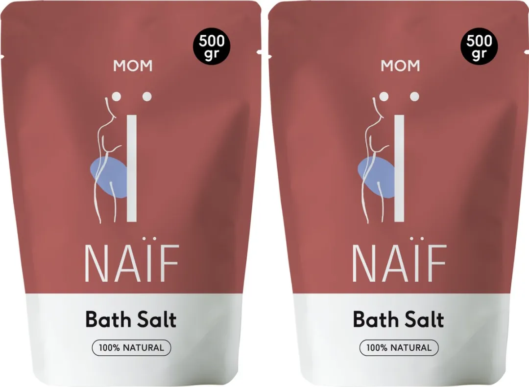 Naïf Magnesium Badzout Voordeelset 2x500g