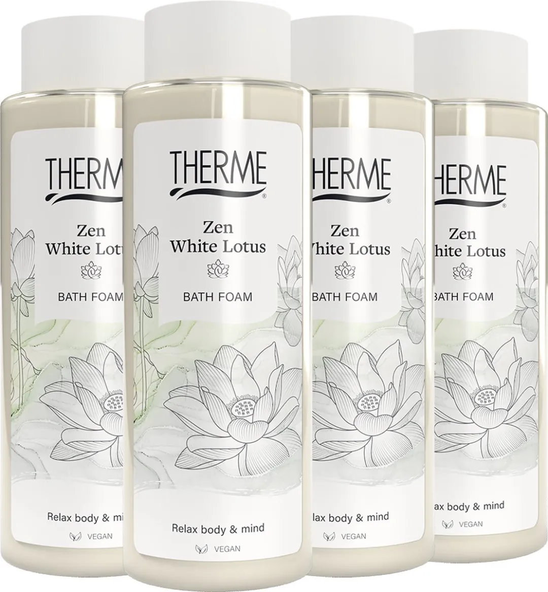 Therme Bath Foam Zen White Lotus - 4x500ml