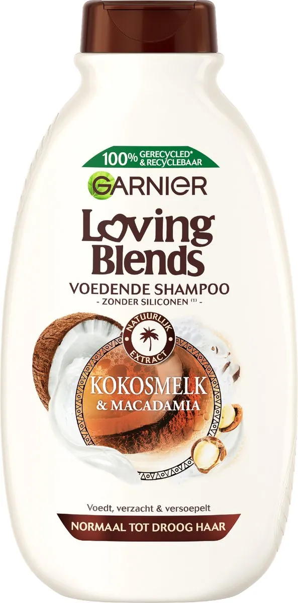 Garnier Loving Blends Shampoo Kokosmelk & Macadamia 300ml