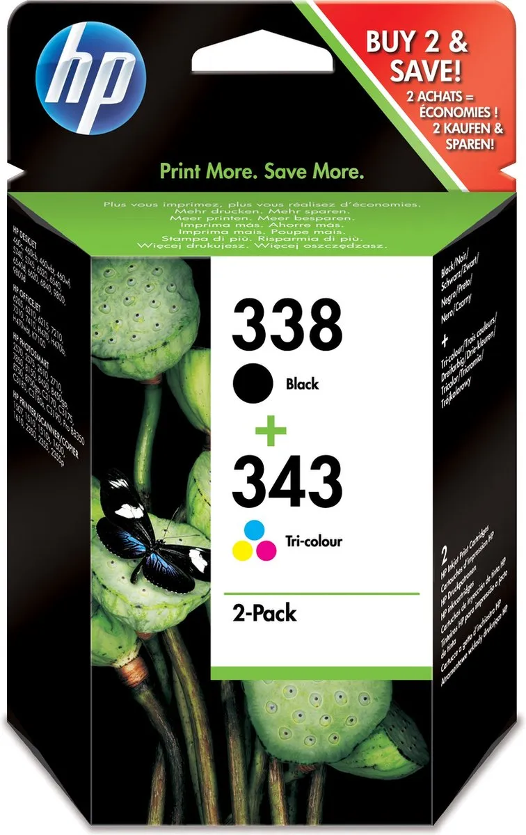 HP 338/343 Inktcartridge SD449EE