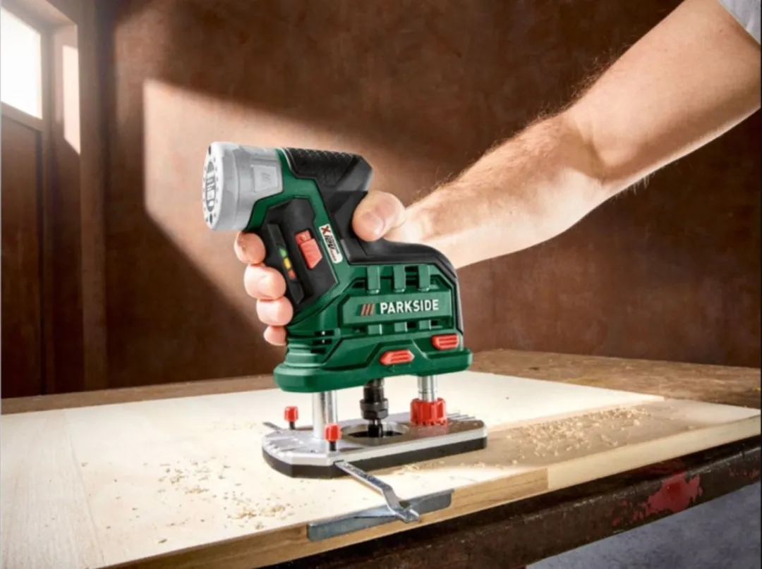PARKSIDE Accu-bovenfrees 12V - 6-delige freesset hout - afbeelding 6 van 6