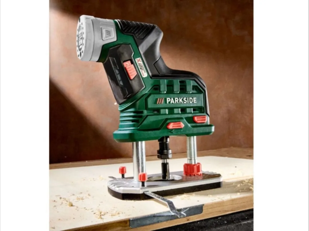 PARKSIDE Accu-bovenfrees 12V - 6-delige freesset hout