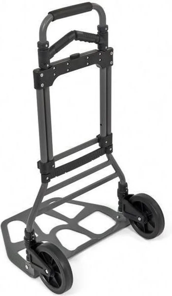 HBM 150 Kg Opvouwbare Steekwagen - Zwart