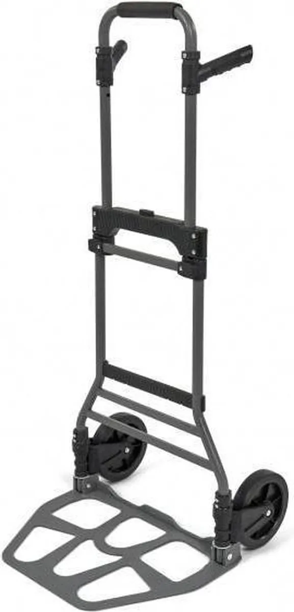 HBM 150 Kg Opvouwbare Steekwagen - Zwart