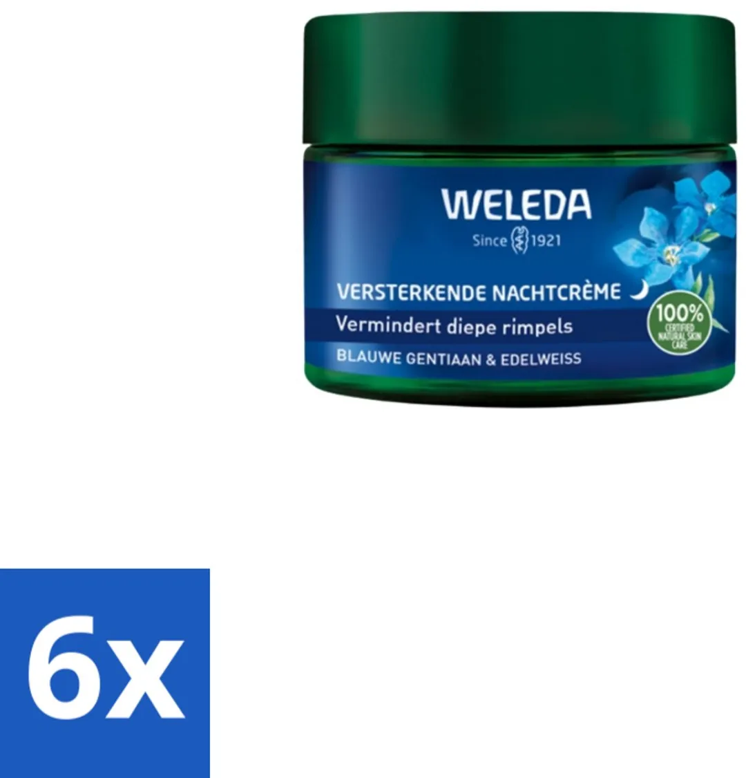 Weleda Nachtcrème Blauwe Gentiaan & Edelweiss 40ml
