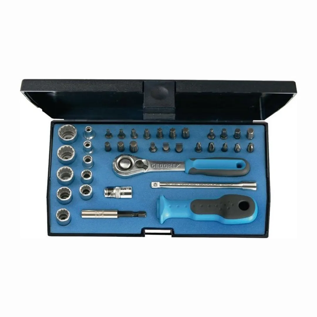 Gedore Dopsleutelset 1/4" 37-delig