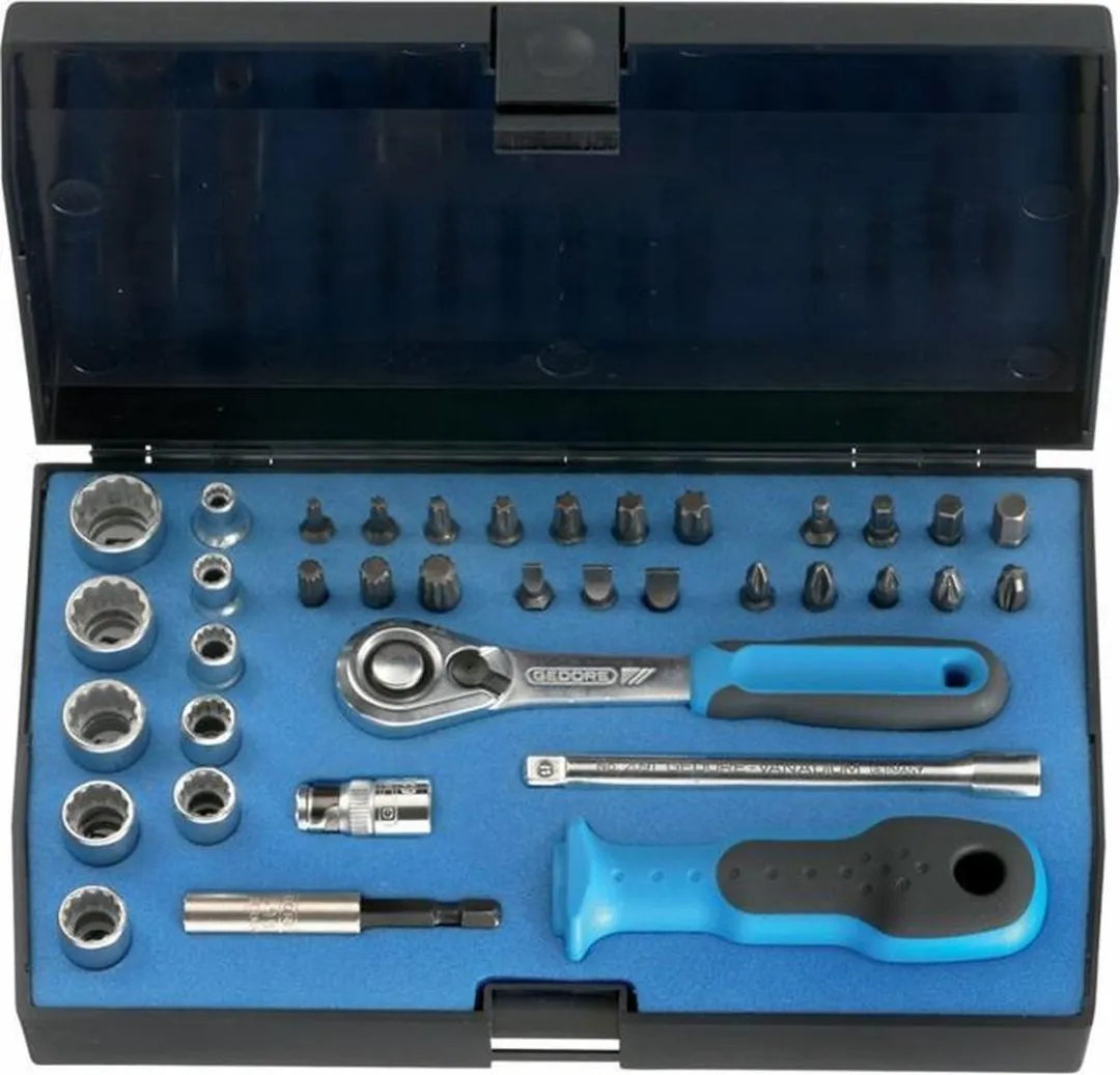 Gedore Dopsleutelset 1/4" 37-delig