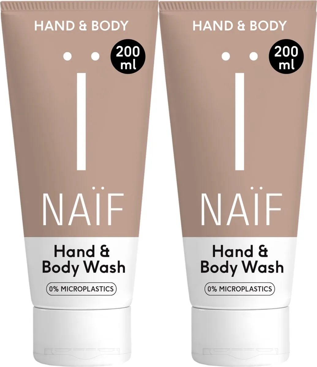 Naïf Hand & Body Wash Voordeelset 400ml