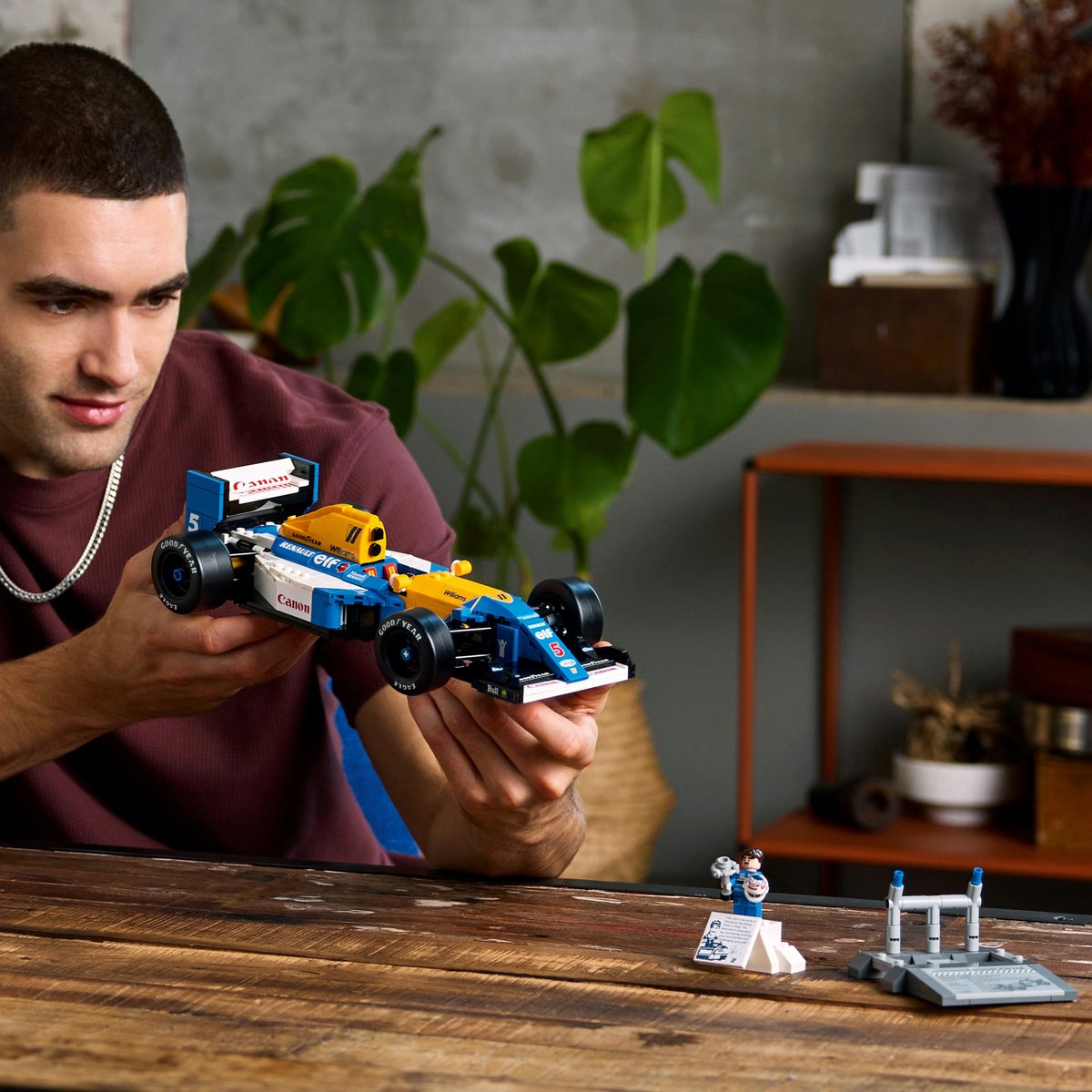 LEGO Icons Williams Racing FW14B en Nigel Mansell Formule 1 Auto - 10353