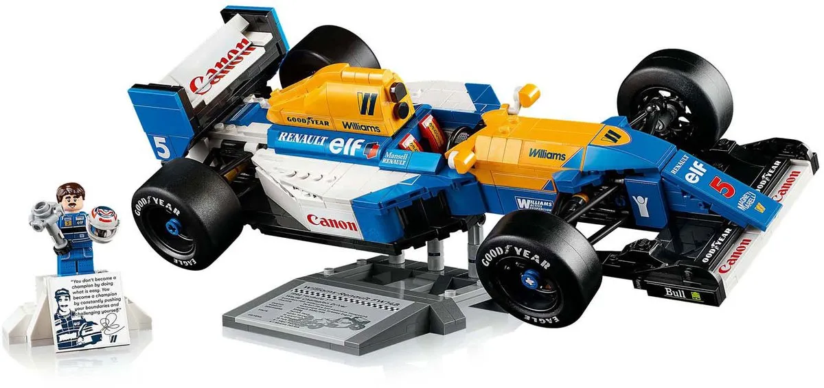 LEGO Icons Williams FW14B Nigel Mansell 10353 - 799 Stukken - Multicolor - afbeelding 6 van 6