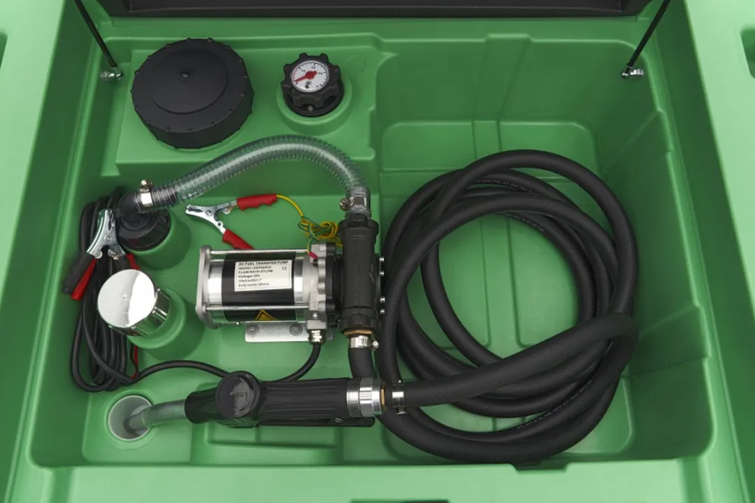 HBM 12V Benzinepomp 330L met Tank en Deksel