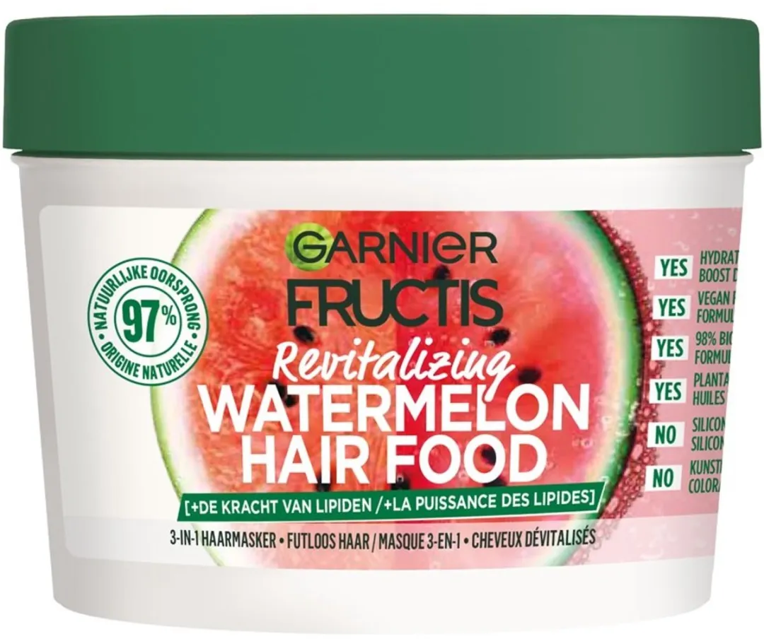 Garnier Fructis Watermelon Hair Food 3-in-1 Haarmasker 400ml