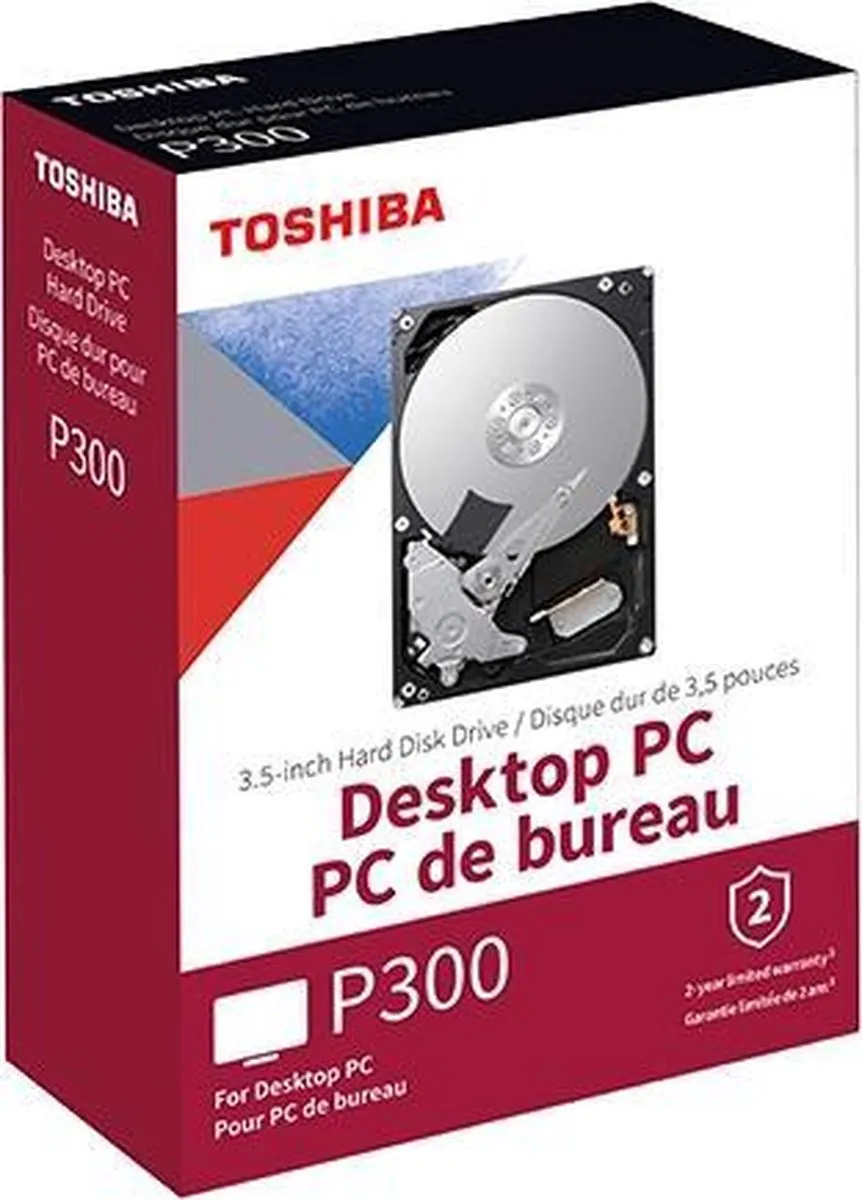 Toshiba P300 HDWD260UZSVA 3,5" Harde Schijf 6TB