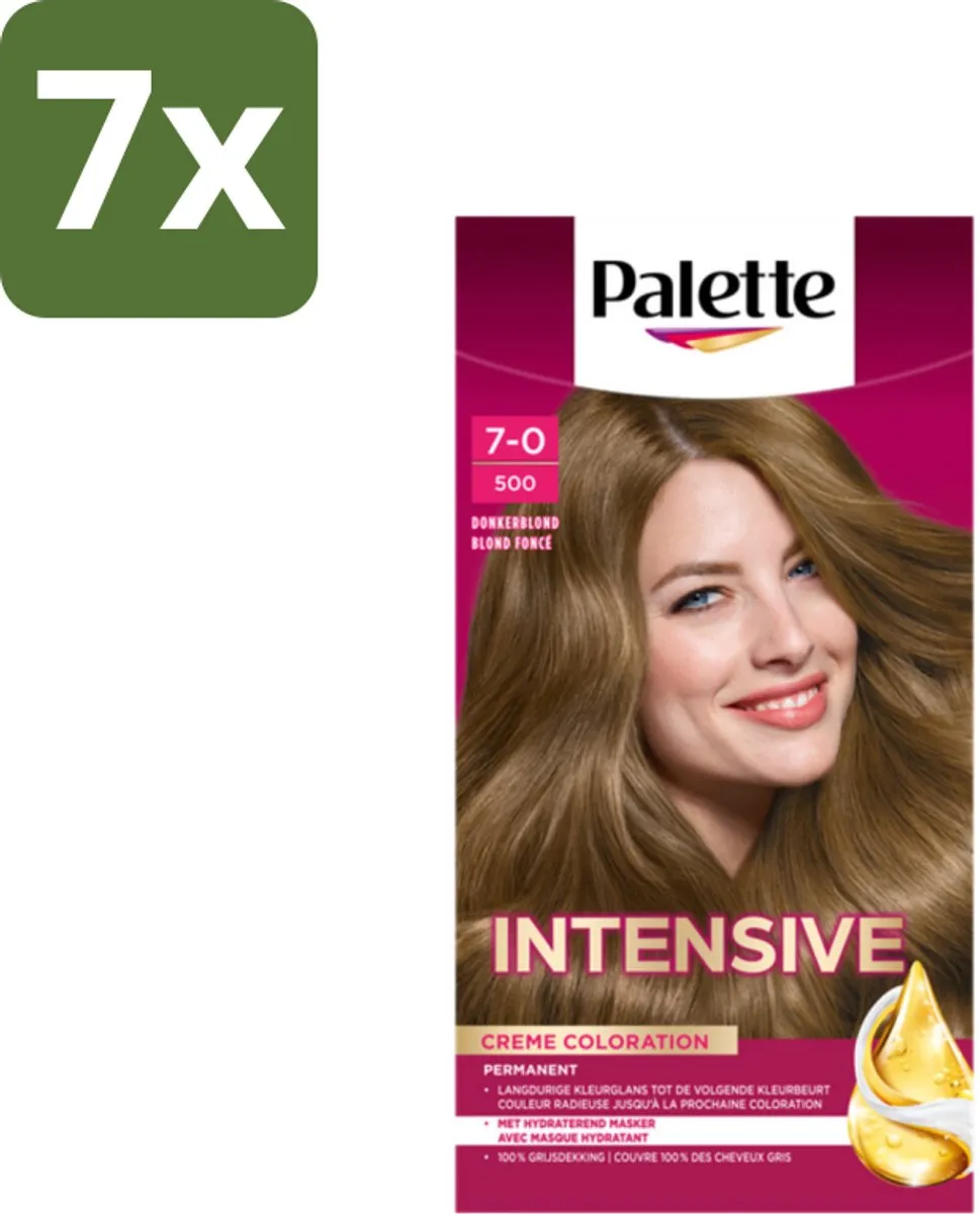 Schwarzkopf Palette Intensive Oil-Care 500 Donkerblond Haarverf