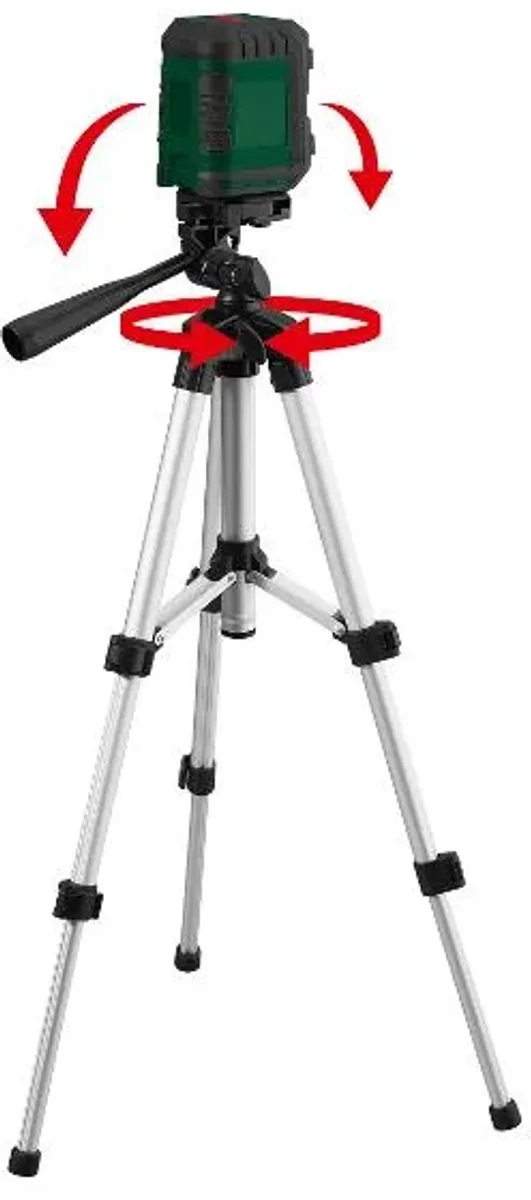 Parkside Kruislijnlaser 360° - Rood - Met statief